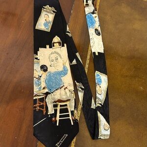 Norman Rockwell tie.